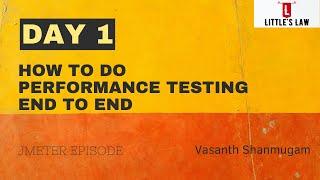 Performance Testing with JMeter | Step by Step Performance Test plan @littleslawyoutubechannel