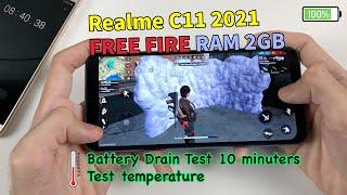 Realme C11 2021 FREE FIRE Gameplay | Unisoc SC9863A, 2GB