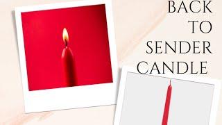 THE RED CANDLE || SEND BACK TO SENDER INSTRUCTIONS