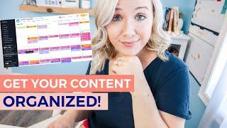 How I Plan and Organize My YouTube Content PLUS My ENTIRE Content Plan!