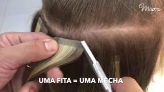 MEGA HAIR EM FITA ADESIVA - FITA MONOFACE