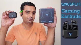 Wavefun wireless Bluetooth gaming and music Earbuds AirPods G100 headphone unboxing and review