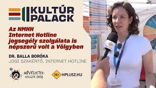 KULTÚRPALACK - Az NMHH Internet Hotline jogsegély szolgálata is népszerű volt a Völgyben