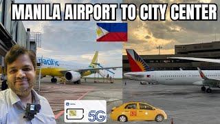 Manila Airport Getting Sim Card and Cheap Taxi to Makati City Center, NAIA (MNL)