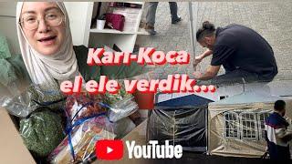 böyke paket mi yollanır⁉️çok mahçup oluyorumturgut ile çadır kuruyoruzkermese son hız hazırlık