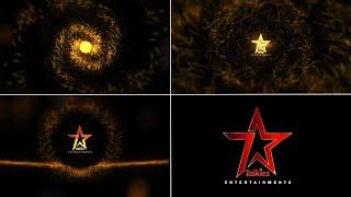 7 Star talkies Logo intro | Gold particles logo intro | Gold particles logo reveal