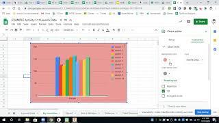 Make a Chart for Individual Data Points in Google Sheets