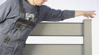 How to install InoWood composite fence panels