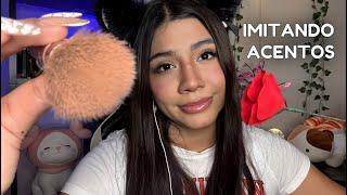 ASMR ESPAÑOL / ASMR  SUAVE  y LENTO + VOZ NORMAL + IMITANDO ACENTOS y B3S0S