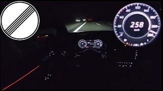 Driving full speed on german Autobahn when it suddenly comes to full-stop