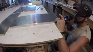 How we install our stainless steel countertops.