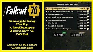 Completing Daily Challenges For January 6, 2025 - Fallout 76 Daily Challenge Guide