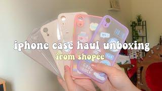 iphone case haul unboxing from shopee 