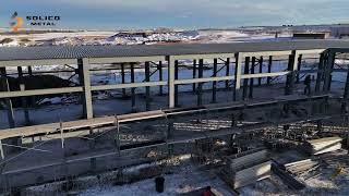 Steel Structure for Commercial Retail Unit in Okotoks, by Solico Metal