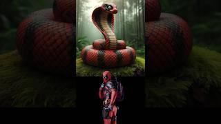 marvel & dc superheroes but snake #shorts