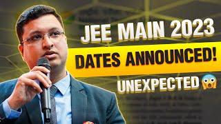 NV Sir ka Anurodh JEE Main 2023 Bachhon Ke Liye! | JEE Main 2023 Dates Announced!