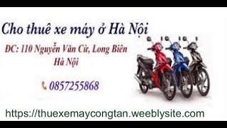 Cho thuê xe máy giá rẻ ở Hà Nội