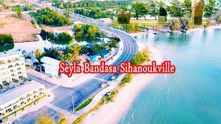 [4K] Drone footage of Seyla Bandasa Sihanoukville Cambodia
