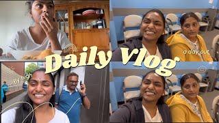 Daily vlog 69 - Saturday with parents, sambar vada, health checkups in London , street shopping ️️