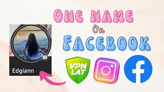 How to "One Name" your Facebook Name by Prinsesa Giann