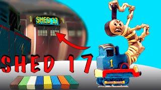 Страшный ПАРОВОЗИК ТОМАС в Депо 17  Лепим THOMAS.exe Shed 17 с Хоррор Мейкером