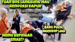 ANGGUN DIKOMPLAIN NYONYA BOS,,TUAN BOS LANGSUNG MAU RENOVASI DAPUR DEMI ART‼️BARU PULIH,NGEDROP LAGI