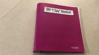 DIY Recycled Paper Collage | I Spy Booklet | I Spy Game | eva dc