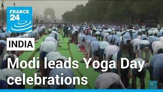 India's Modi leads International Yoga Day celebrations • FRANCE 24 English