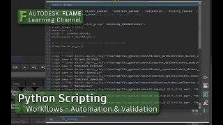 Working with Python Scripting - Flame 2018.2 Update
