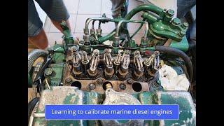 Marine Diesel Engine Calibration