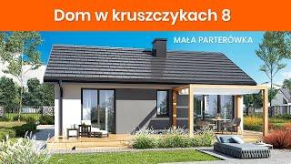 Dom w kruszczykach 8 – Mała, tania parterówka do 70m2 zabudowy I ARCHON+ Projekty Domów