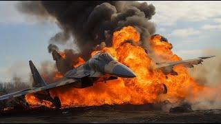 IT'S HAPPENED! The first Ukrainian F-16 fighter jet shot down a Russian Su-57 right above Moscow!