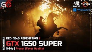 Red Dead Redemption 2 | GTX 1650 SUPER - Ryzen 5 2600 | 1080p | Windows 11