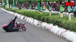 Detik detik Joki Cewek NADINE  DA JATUH Drag Bike Slawi