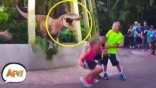 They didn't EXPECT THAT! Funniest Amusement Park Videos | AFV