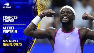 Frances Tiafoe vs. Alexei Popyrin Highlights | 2024 US Open Round 4