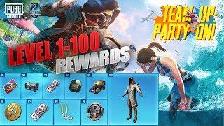 Season 8 Royale Pass All Rewards level 1-100 Pubg Mobile