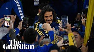 'There is no club like Boca': Edinson Cavani unveiled to ecstatic Boca Juniors fans