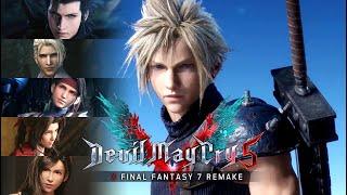 Devil May Cry 5 x Final Fantasy 7 Remake Mods  THE MOVIE / FULL STORY 【4K 60FPS】