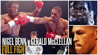 NIGEL BENN v GERALD McCLELLAN (FULL FIGHT) | WORLD SUPER MIDDLEWEIGHT TITLE | THE QUEENSBERRY VAULT