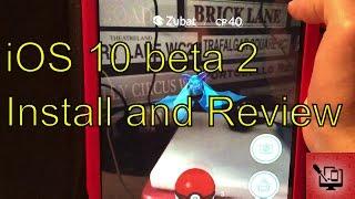 POKEMON GO BONUSFIX - iOS 10 Public Beta 2 Install and Review