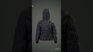 Spiderman Down Jacket in black #viral