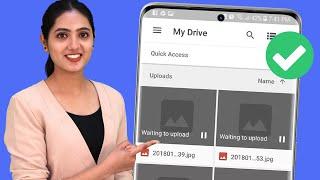 How To Fix Google Drive Waiting To Upload Problem | Solve Waiting For WiFi To Upload In Google Drive