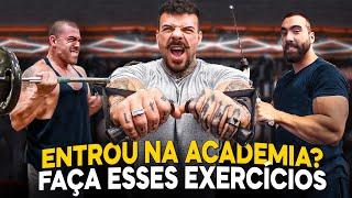 10 EXERCÍCIOS QUE TODO INICIANTE PRECISA FAZER NA ACADEMIA ​⁠@LeandroTwin @4FitClub