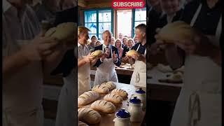 Leaders Trump, Frank-Walter Steinmeier, Jonas are making bread #ai #technology #putin #trump #shorts