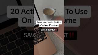 STOP Using Weak Action Verbs In Your Resume & Use These Instead‼️