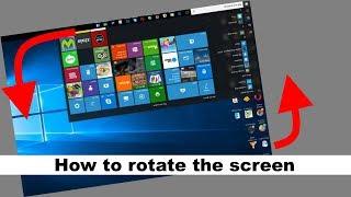 How to rotate the screen in Windows 10/11 & turn ON/OFF auto rotation - Working 2024