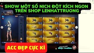 Tham khảo show một số nich (acc Đột Kích) ở shop Đột Kích Lê Nhật Trường