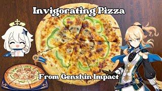 Invigorating Pizza from Genshin Impact | Video Game Food IRL