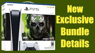 New Exclusive MWII PS5 Bundle details from PlayStation Direct. Call of Duty Modern Warfare 2